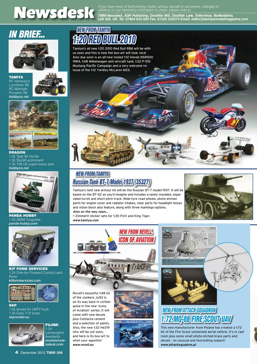 Tamiya Model Magazine 206 (2012-12)